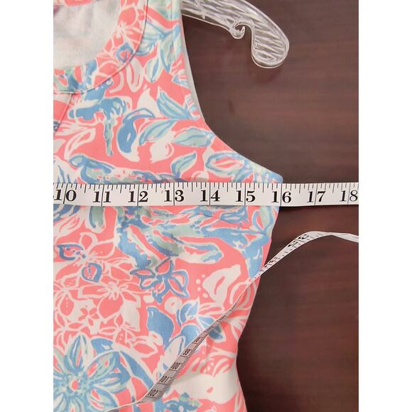 Lilly Pulitzer Estrada Shift Dress Size XS Pink Sunray Summer Siren French Terry - Picture 7 of 15